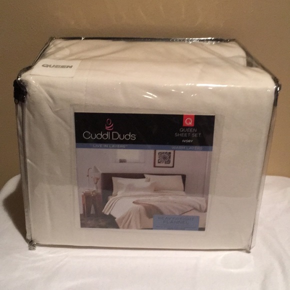 Cuddl Duds Other - CUDDL DUDS QUEEN SHEET SET IVORY SHEETS FLANNEL Cuddl Duds Other - CUDDL DUDS QUEEN SHEET SET IVORY SHEETS FLANNEL